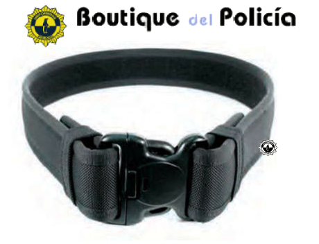 Cinturón Policía Local con Escudo Constitucional Hebilla Seguridad