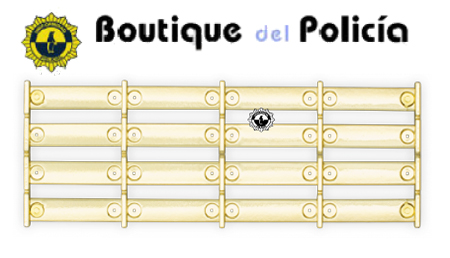 Armazon pasador diario. 16 huecos - Novedades - Boutique del Policía