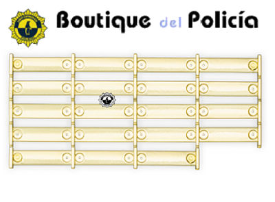 Armazon pasador diario. 19 huecos - Novedades - Boutique del Policía