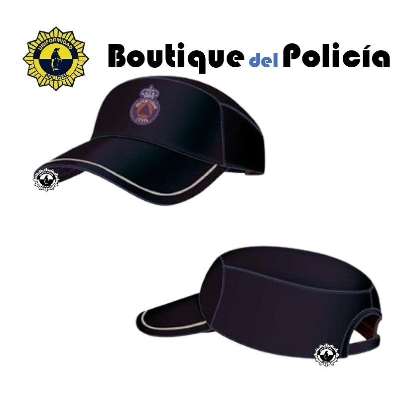 Gorra Protección Civil, esc. bordado, sutage plata (Voluntario) - Novedades - Boutique del Policía