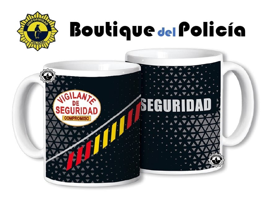 Taza Cerámica Vigilante Seguridad - Accesorios - Boutique del Policía