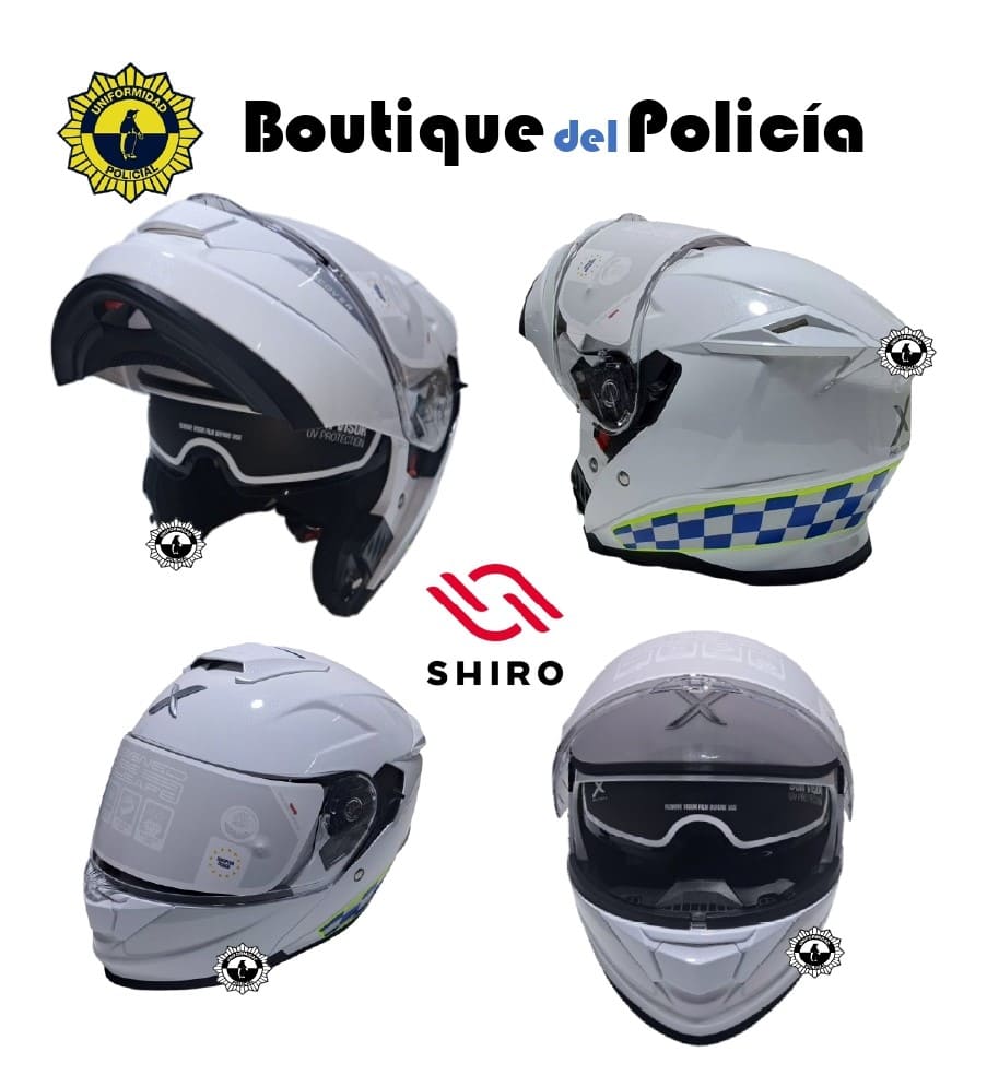 Casco Policia SH2076 Modular/Abatible - Equipamiento policial - Boutique del Policía