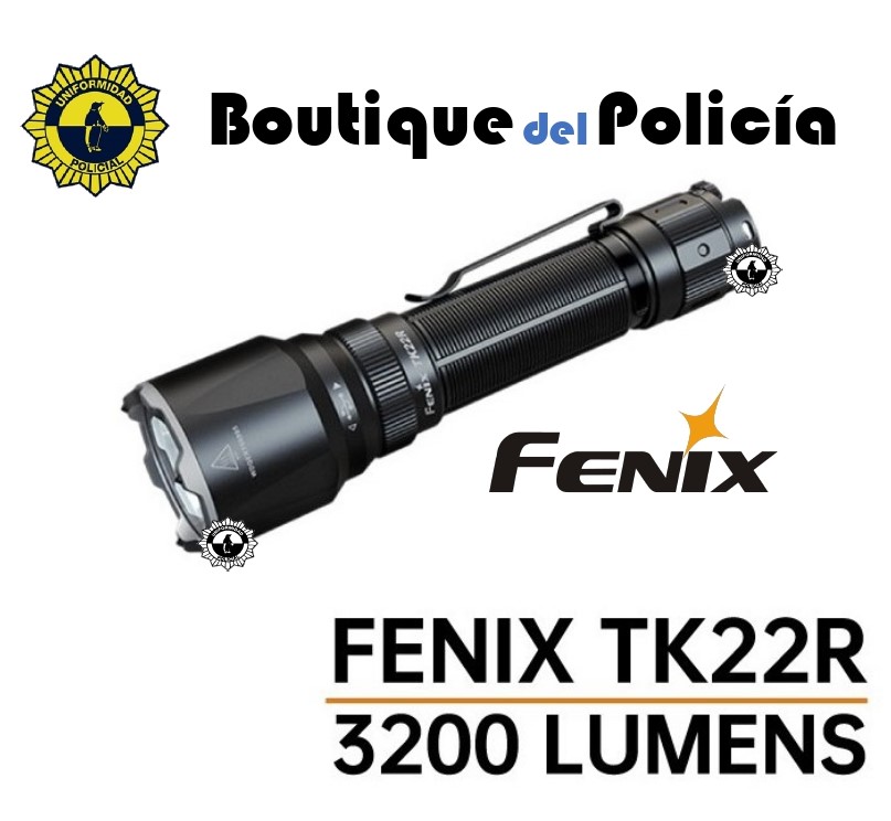 Linterna Fenix TK22R tactica - 3200 lúmenes - Linternas - Boutique del Policía