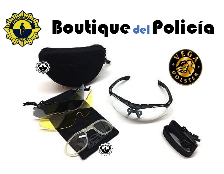 Gafas de tiro SHOCKWAVE Vega Holster VEW05 - Entrenamiento - Boutique del Policía