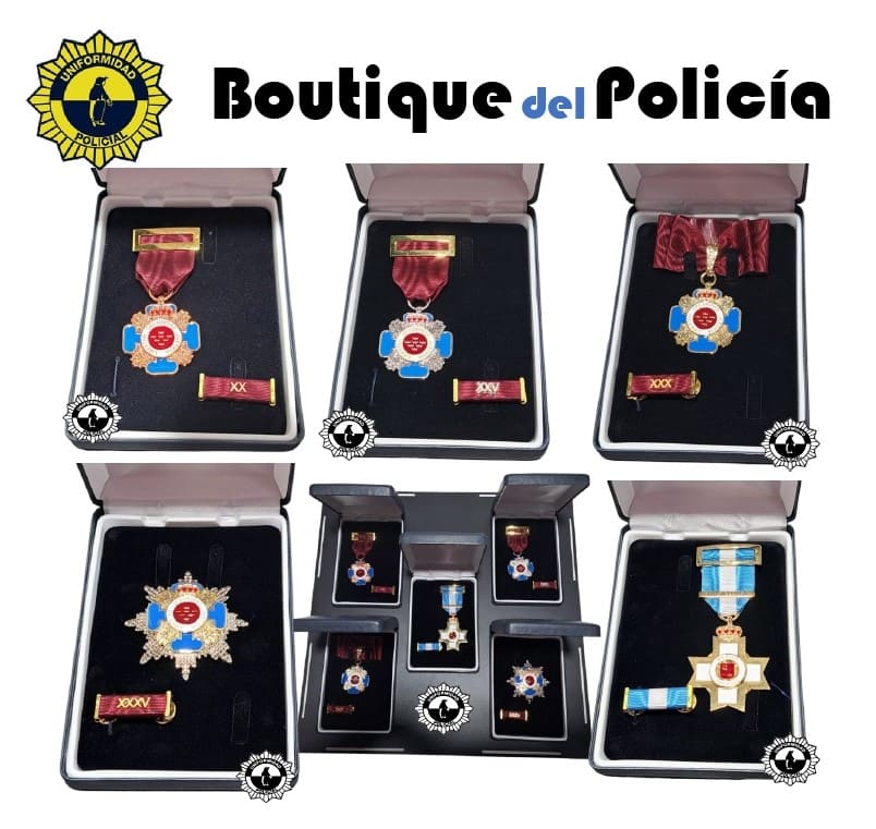 Medallas al Merito Policias Locales REGION DE MURCIA - Accesorios - Boutique del Policía