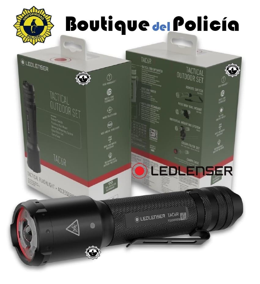 Linterna Led Lenser TAC6R 2000 lumens - Linternas - Boutique del Policía