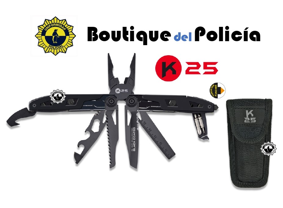 Alicate Táctico K25 17 usos - Equipamiento policial - Boutique del Policía