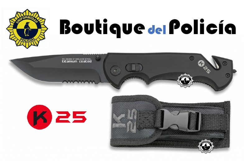 Navaja Rescate/Seguridad Táctica K25 - Novedades - Boutique del Policía