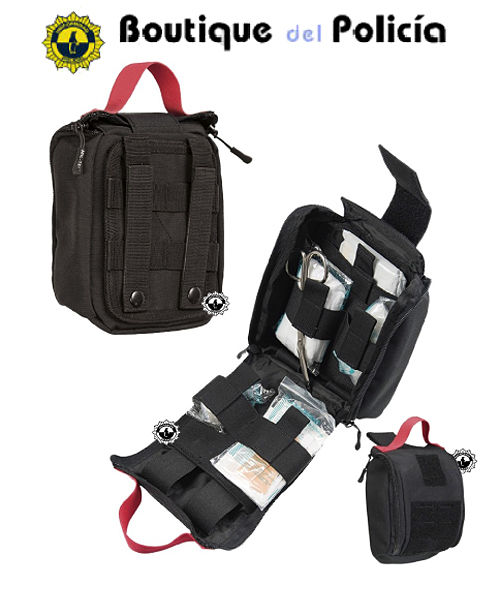 Botiquin medico Molle MILTEC IFAK negro - Emergencias - Boutique del Policía