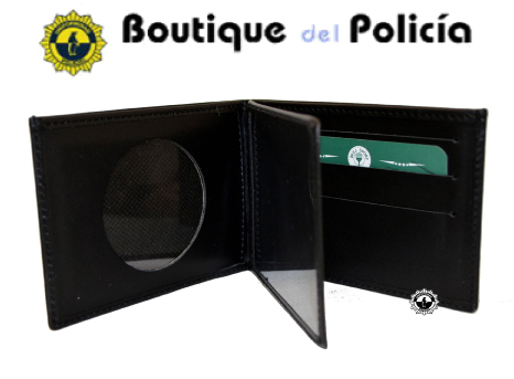 Cartera portaplaca con billetero y tarjetero (ventana circular) - Accesorios - Boutique del Policía