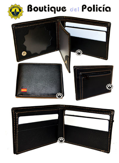 Cartera portaplaca oculta, billetero, tarjetero y portamonedas - Accesorios - Boutique del Policía
