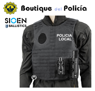 Chaleco antibalas y anticuchillo SIOEN ITEPOL Plus Gen 2 - Equipamiento policial - Boutique del Policía
