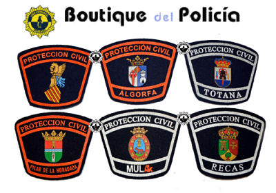Emblema brazo Proteccion Civil - Uniformidad y eq. PC - Boutique del Policía