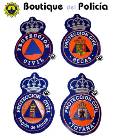 Emblema pecho Proteccion Civil - Uniformidad y eq. PC - Boutique del Policía