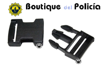 Hebilla pvc lisa para cinturon de servicio - Accesorios - Boutique del Policía