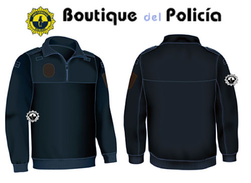 Jersey polar Soft-Shell noche - Uniformidad policial - Boutique del Policía