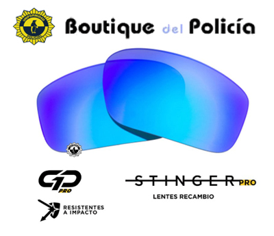 Lentes PC Azules para gafas Modelos Stinger PRO - Accesorios - Boutique del Policía
