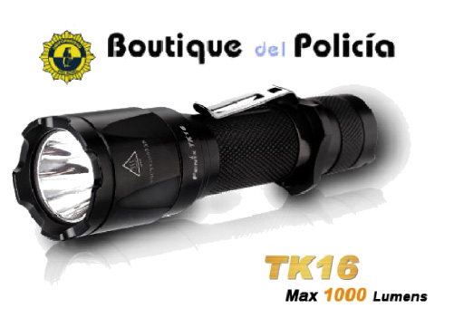 Linterna Led Fenix TK16 1000 lumens  - Linternas - Boutique del Policía