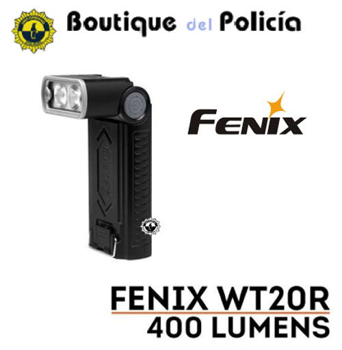 Linterna Led Fenix WT20R 400 lúmens - Novedades - Boutique del Policía