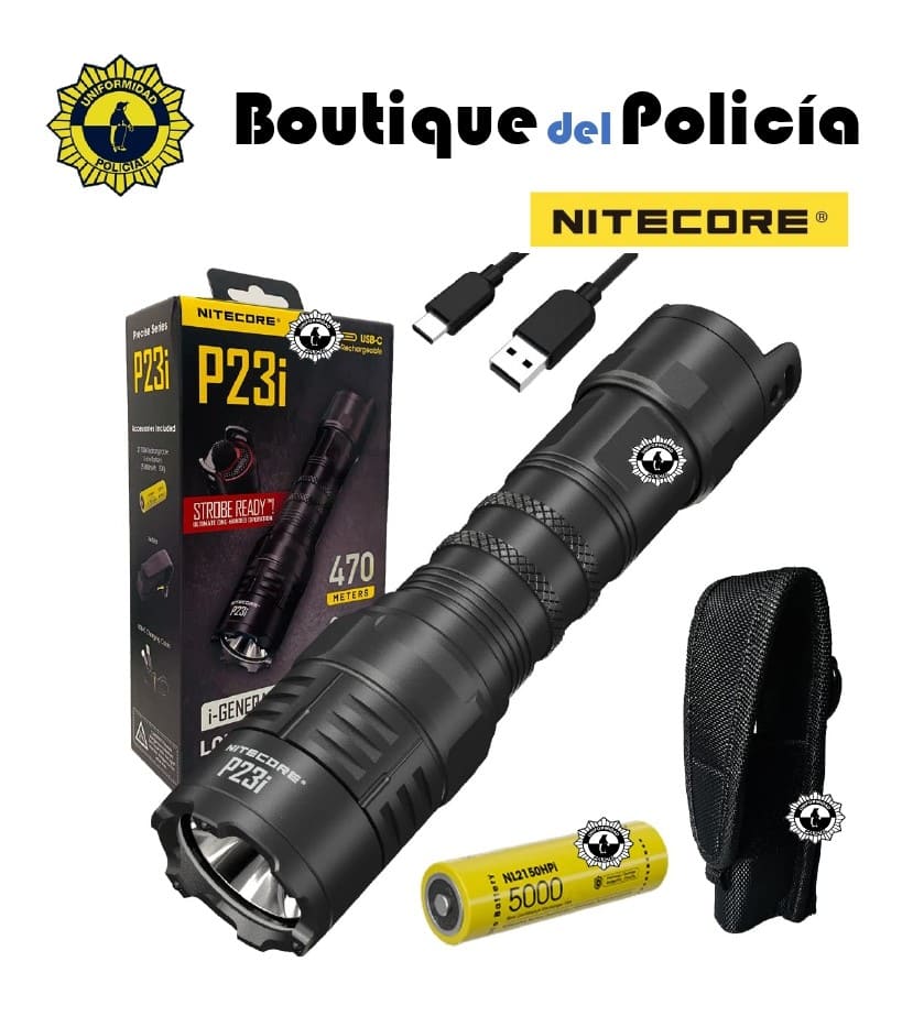 Linterna NITECORE P23i 3000 Lumens - Novedades - Boutique del Policía