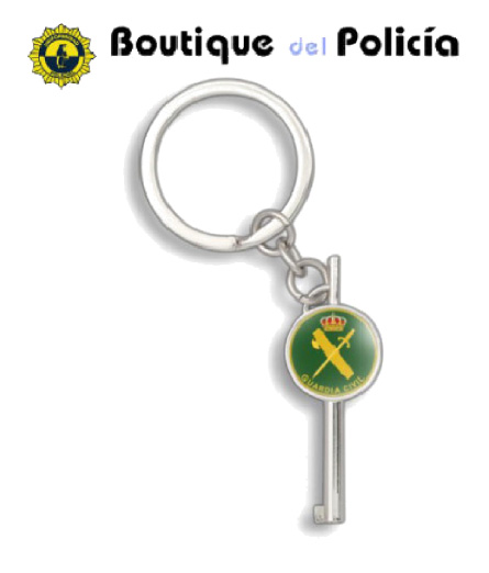 Llave grilletes G.C. con llavero - Accesorios - Boutique del Policía