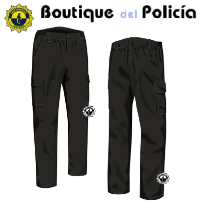 Pantalon bielastico - Refuerzo lumbar  - Uniformidad policial - Boutique del Policía