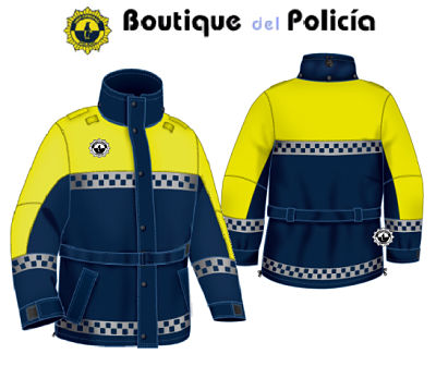 Parka 2/4 Motorista Bicolor C.V. - Uniformidad policial - Boutique del Policía