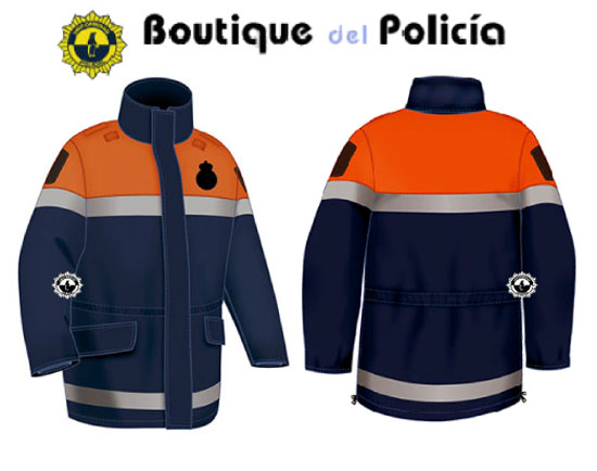 Parka Bicolor 3/4 Proteccion Civil - Novedades - Boutique del Policía