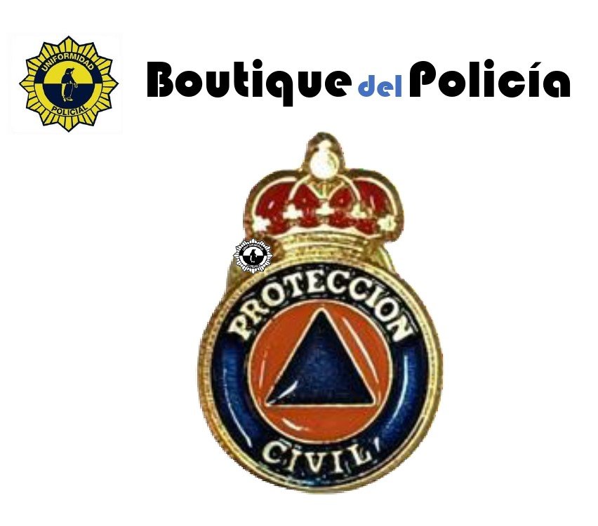 Pin Proteccion Civil  - Uniformidad y eq. PC - Boutique del Policía