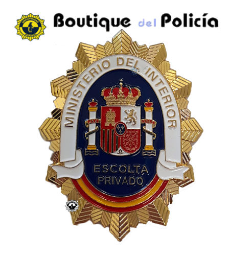 Placa cartera Escolta Privado - Accesorios - Boutique del Policía