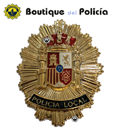 Placa cartera Policia Local escudo Constitucional  - Accesorios - Boutique del Policía