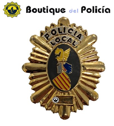 Placa cartera Policia Local Generalitat Valenciana ovalada - Accesorios - Boutique del Policía