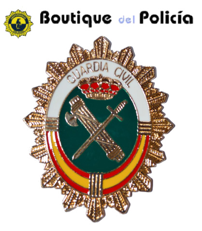Placa Guardia Civil vertical (nuevo modelo) - Accesorios - Boutique del Policía