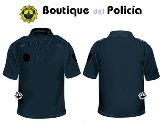 Polo Policia monocolor m.c. - Novedades - Boutique del Policía