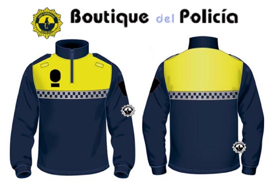 Polo termico ext. bicolor m.l. L'Alfas - Uniformidad policial - Boutique del Policía