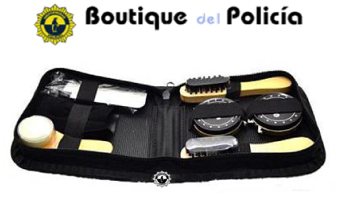 Set Limpiacalzado con cepillo - Calzado - Boutique del Policía