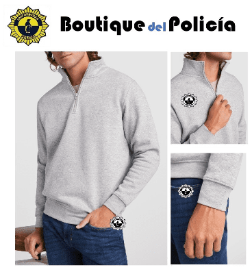 Sudadera ANETO media cremallera   - Uniformidad laboral - Boutique del Policía