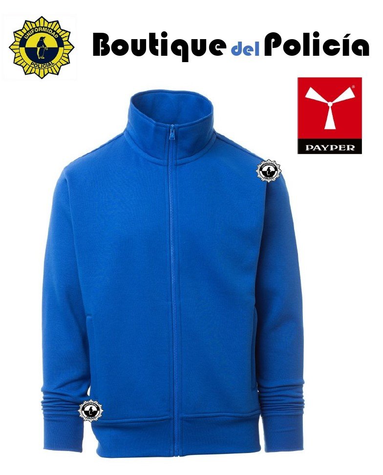 Sudadera PAYPER cremallera 260grm HOOVER     - Uniformidad laboral - Boutique del Policía